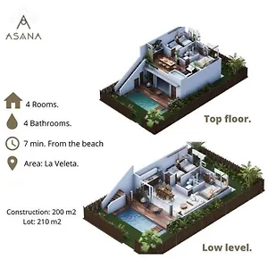 ¡new 4br With Priv Jacuzzi! , Tulum Mexico